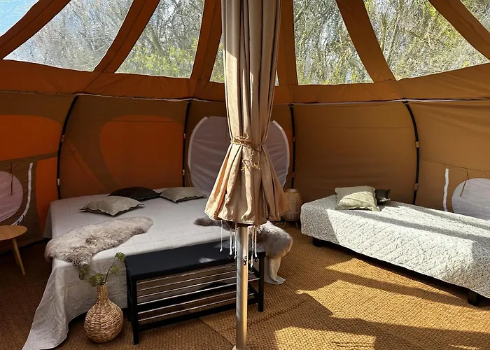 Romantik Luxus Glamping 4 Luksusowy namiot *