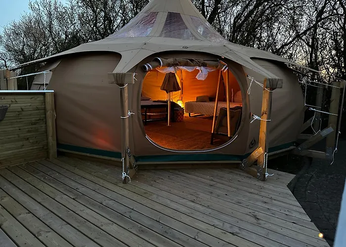 Luksusowy namiot Romantik Luxus Glamping 4 Idestrup